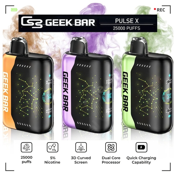 Geek Bar Pulse X 25000口 【買五送一】小火箭拋棄式電子煙 